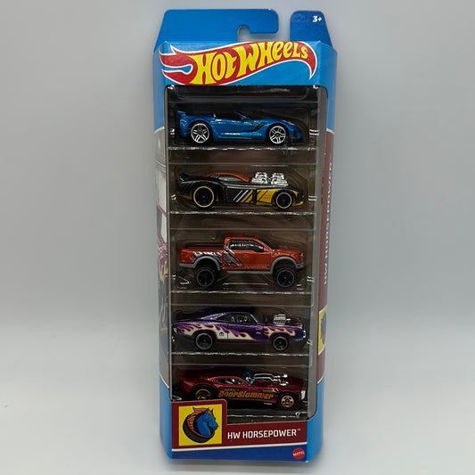 Hot Wheels 5 Pack - 2022 HW Horsepower