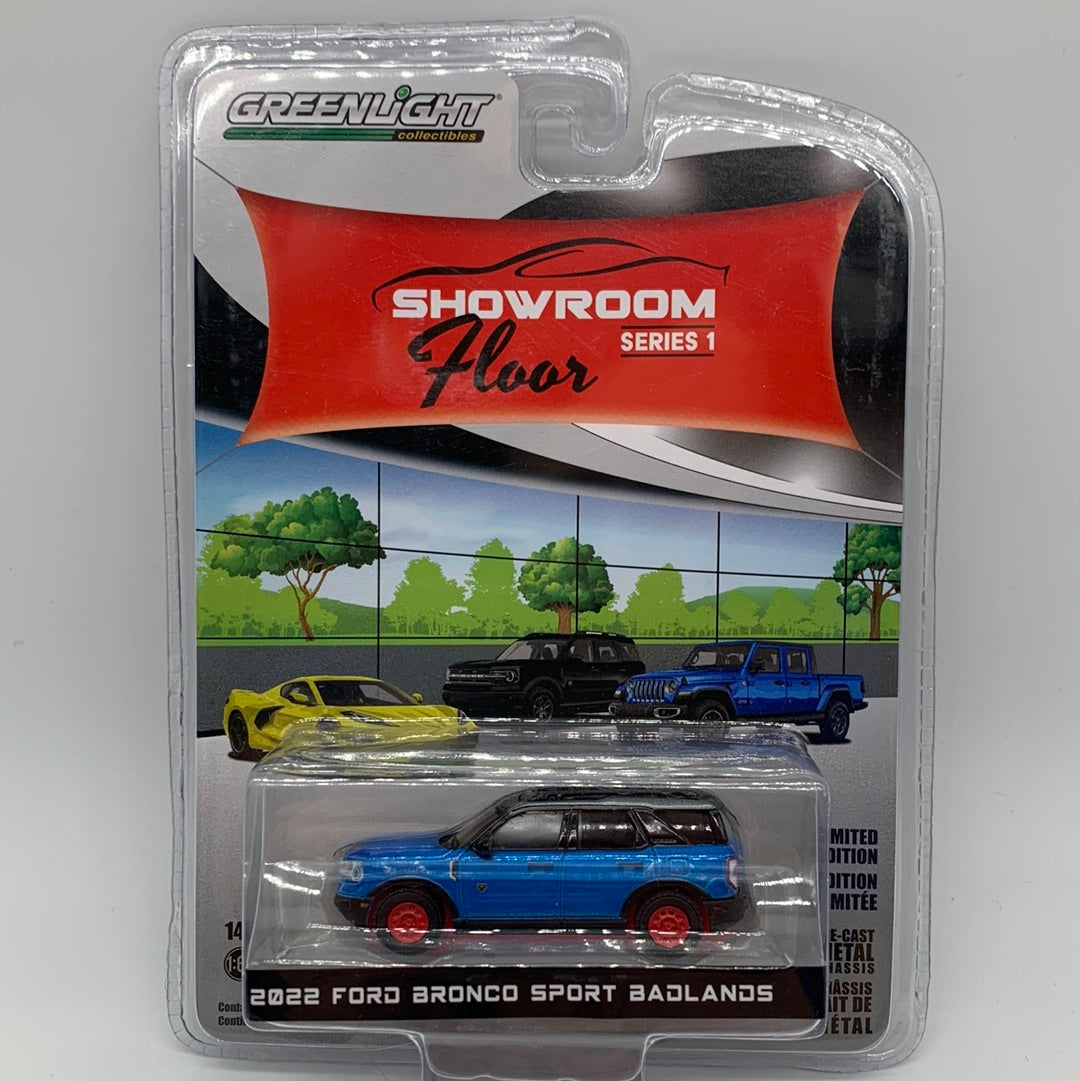 GreenLight Showroom Floor Series 1 - #68010-C - Target Red Chase Exclusive 2022 Ford Bronco Sport Badlands