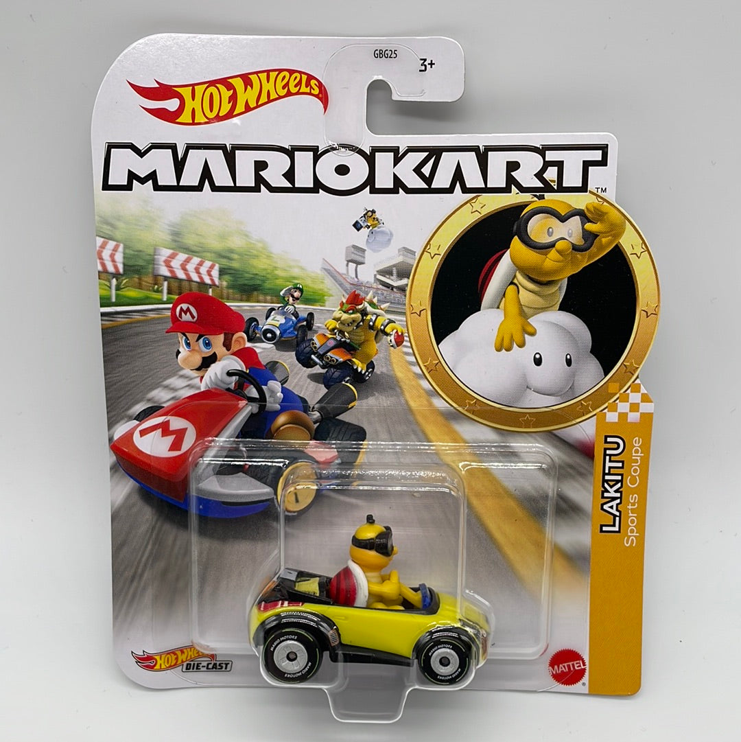 Hot Wheels Mario Kart - Character Kart - Lakitu and Sports Coupe