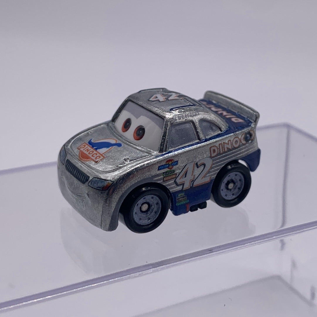 Disney Pixar Cars Movie Metal Mini Racers - Loose Silver Dinoco Cal Weathers #42