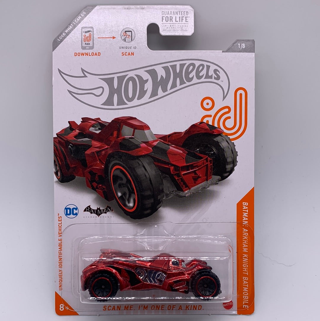 Hot Wheels 2021 Chase Series Carded ID Car - A Case - Batman: Arkham Knight Batmobile