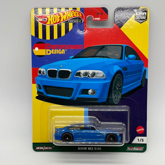 Hot Wheels Car Culture Premium - Deutschland Design Series Single - #1/5 - BMW M3 (E46)