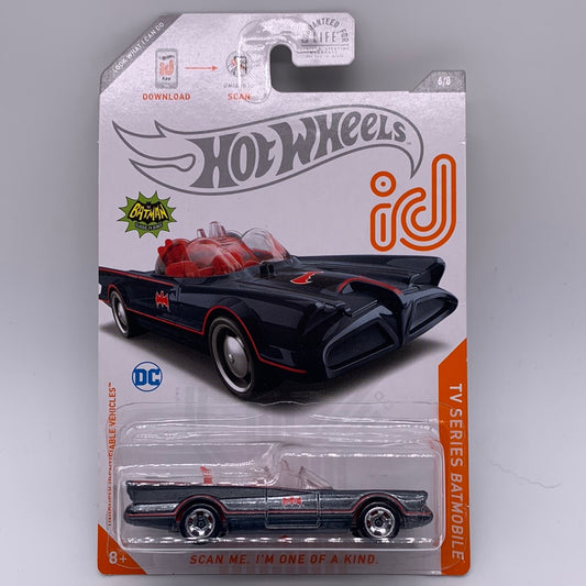 Hot Wheels 2020 Chase Series Carded ID Car - L Case - TV Series Batmobile