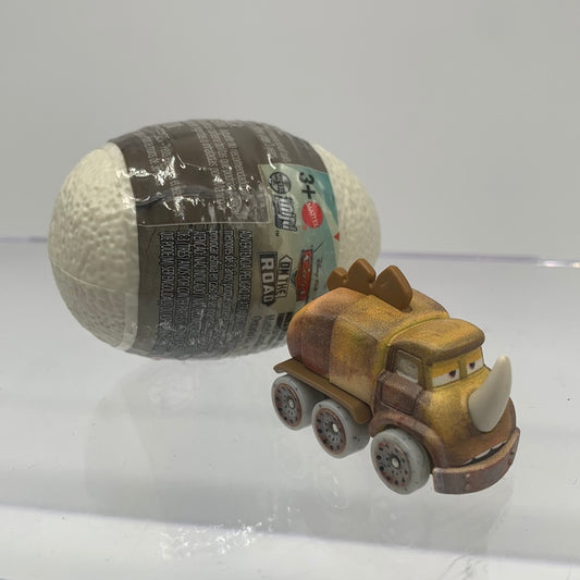 Disney Pixar Cars Movie - On the Road Metal Mini Racers Dino Egg - Quadratorquesar