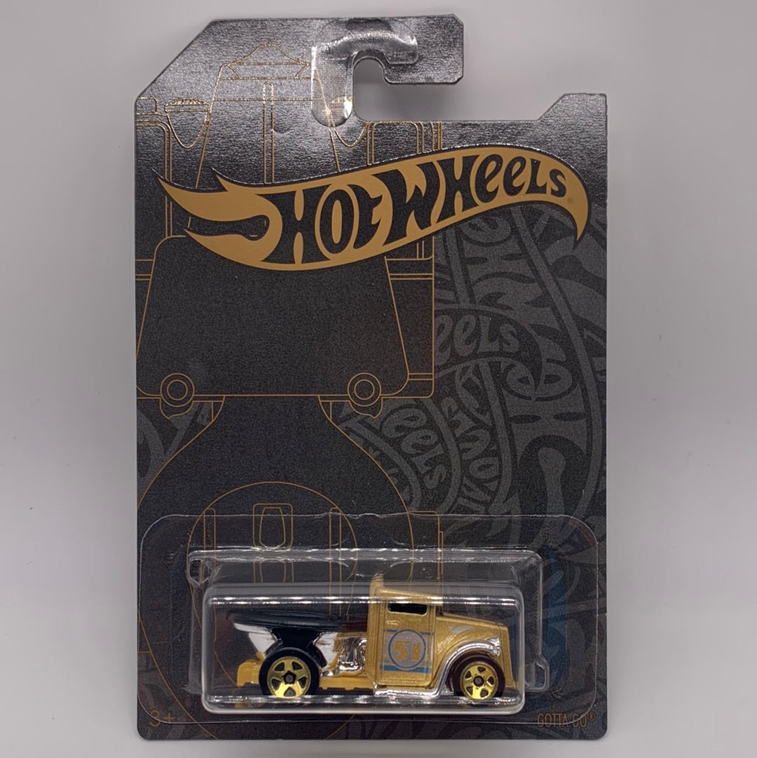 Hot Wheels Mainline - 2019 51st Anniversary - Satin & Chrome Gotta Go Chase Car