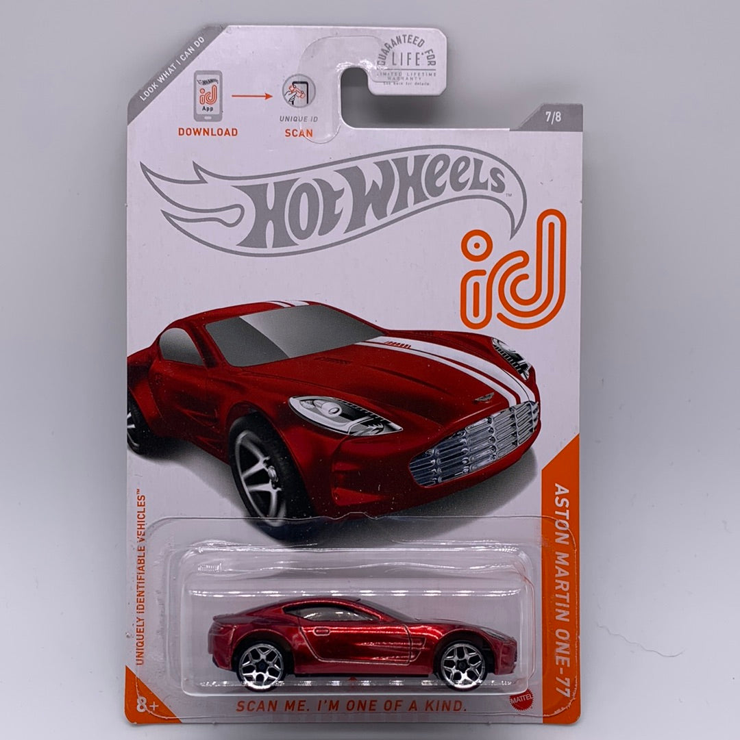 Hot Wheels 2020 Chase Series Carded ID Car - N Case - Aston Martin One-77