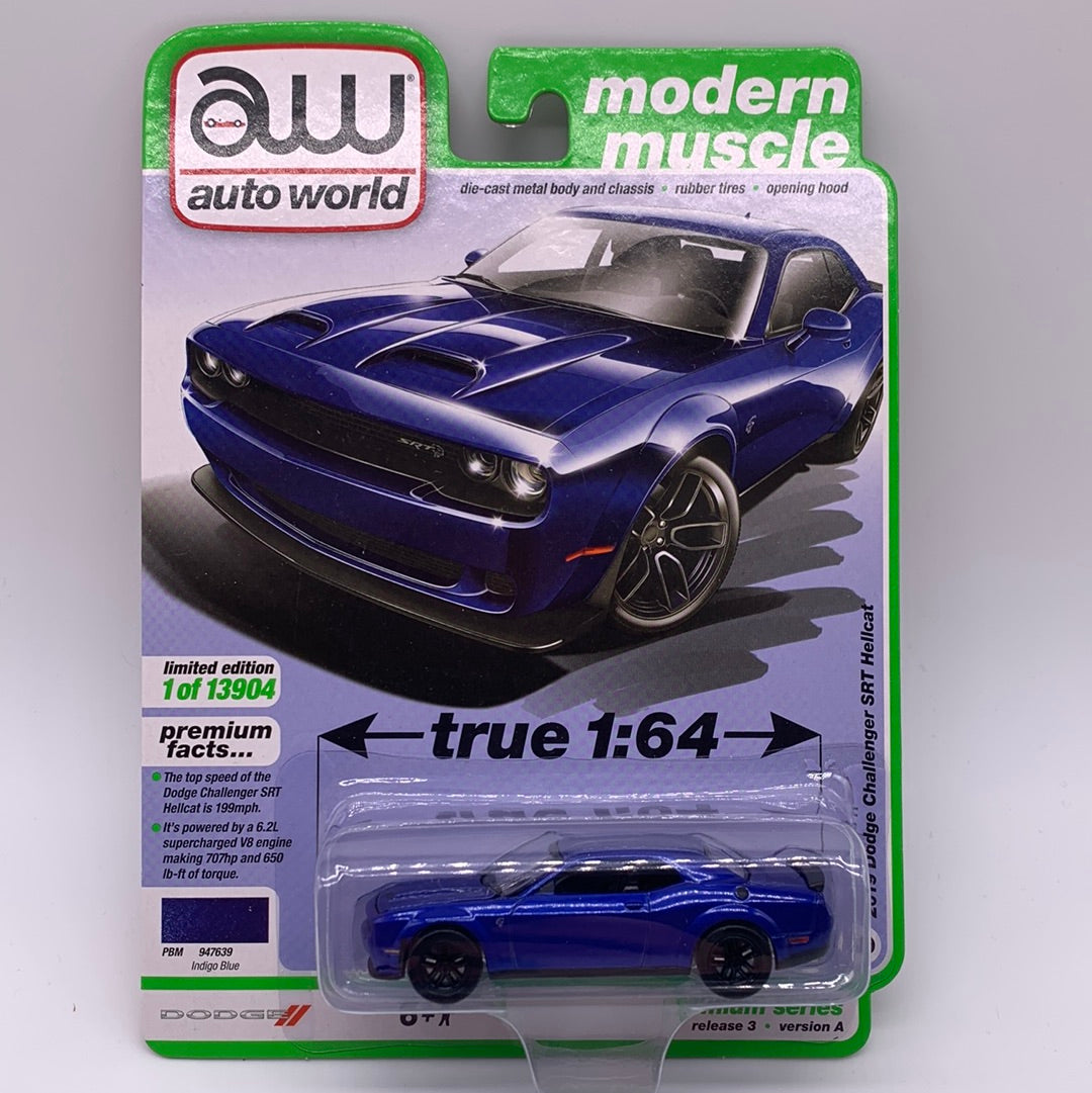 Auto World Modern Muscle Series - Release 3 - 2019 Dodge Challenger SRT Hellcat - Version A