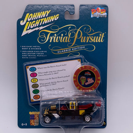 Johnny Lightning Pop Culture Release 1 - Trivial Pursuit Classic Edition Barris Koach w/ Game Card and Token