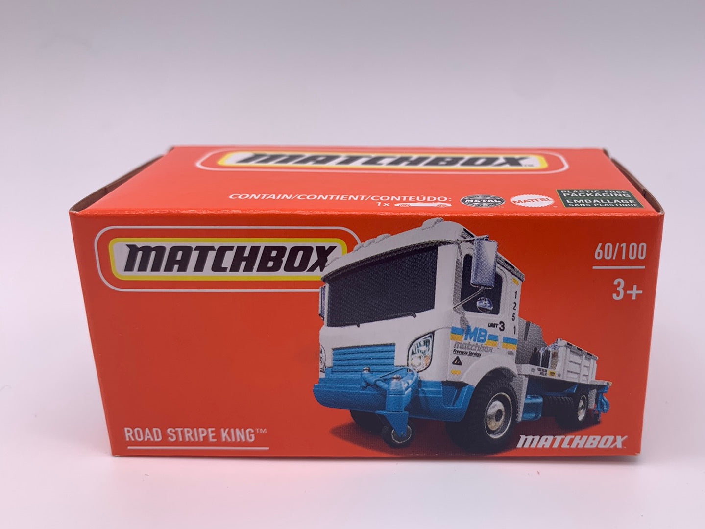 Matchbox Power Grabs - #60/100 - Road Stripe King