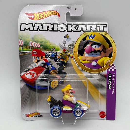 Hot Wheels Mario Kart - Character Kart - Wario and Standard Kart