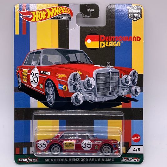 Hot Wheels Car Culture Premium - Deutschland Design Series - #4/5 - Mercedes-Benz 300 SEL 6.8 AMG