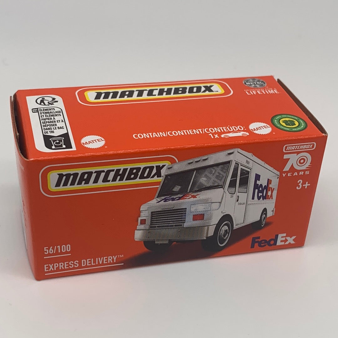 Matchbox Power Grabs - #56/100 - FedEx Express Delivery