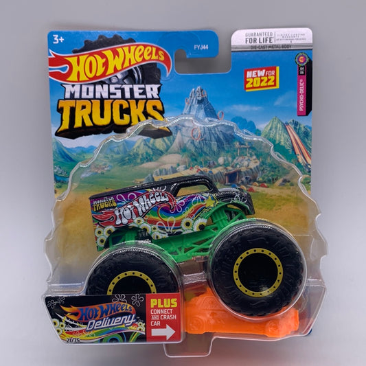 Hot Wheels Monster Trucks - 2022 Psycho-Delic Tie Dye Hot Wheels Delivery #21/75