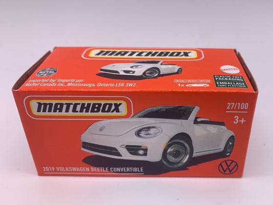 Matchbox Power Grabs - #27/100 - 2019 Volkswagen Beetle Convertible