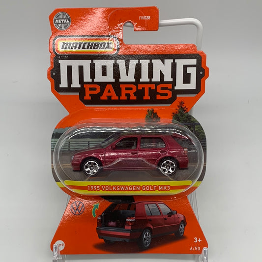 Matchbox Collectors Moving Parts Series - 1995 Volkswagen Golf MK3