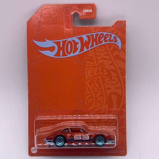 Hot Wheels Mainline - 2021 53rd Anniversary - Orange & Blue ‘71 Porsche 911