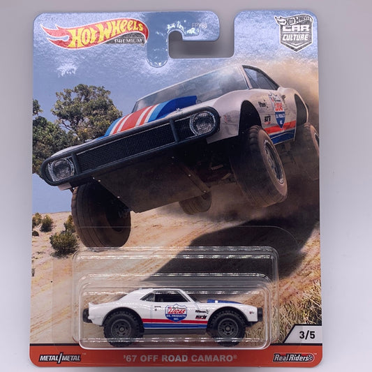 Hot Wheels Car Culture Premium - Wild Terrain Series - #3/5 - ‘67 Off Road Camaro