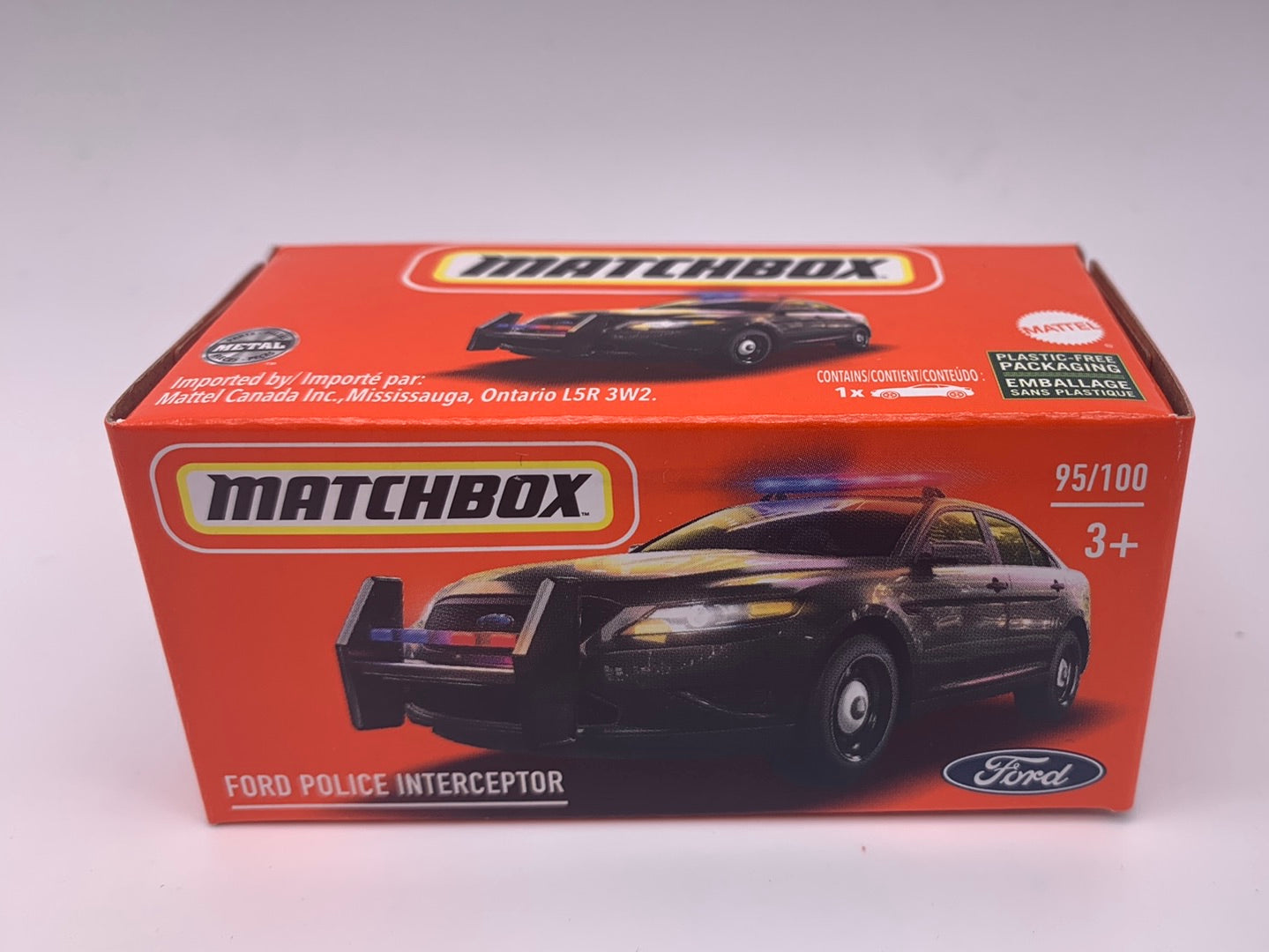 Matchbox Power Grabs - #95/100 - Ford Police Interceptor
