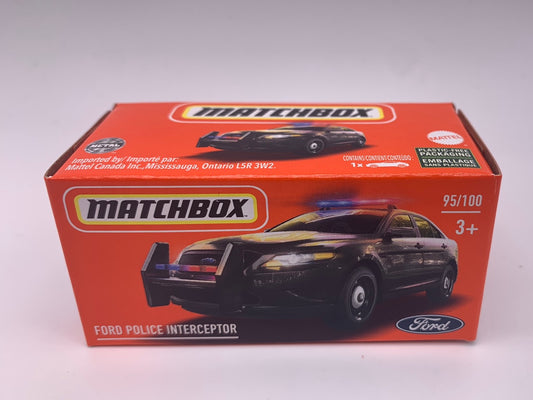 Matchbox Power Grabs - #95/100 - Ford Police Interceptor