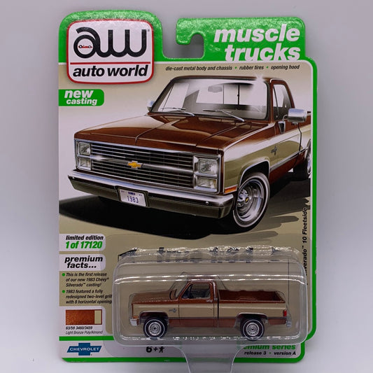 Auto World Muscle Trucks Series - Release 3 - 1983 Chevy Silverado 10 Fleetside - Version A