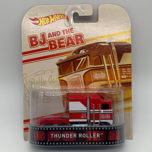 Hot Wheels Retro Entertainment Premium Single - BJ and the Bear Thunder Roller (Movie Reel Packaging)