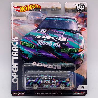 Hot Wheels Car Culture Premium - Open Track Series - #1/5 - HKS Nissan Skyline GT-R