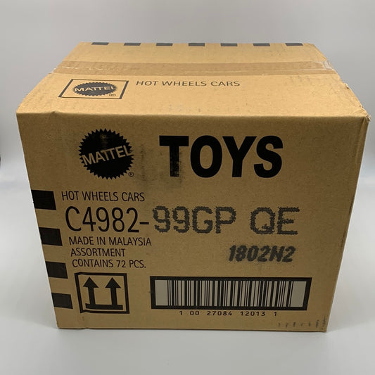 Hot Wheels - Factory Sealed International Cards Mainline Case of 72 - 2022 P Case