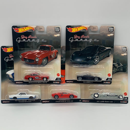 Hot Wheels Car Culture - Jay Leno’s Garage Premium Set Of 5