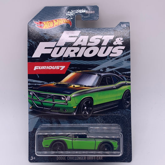 Hot Wheels 2020 Walmart Exclusive - Fast & Furious Series #1/5 - Dodge Challenger Drift Car