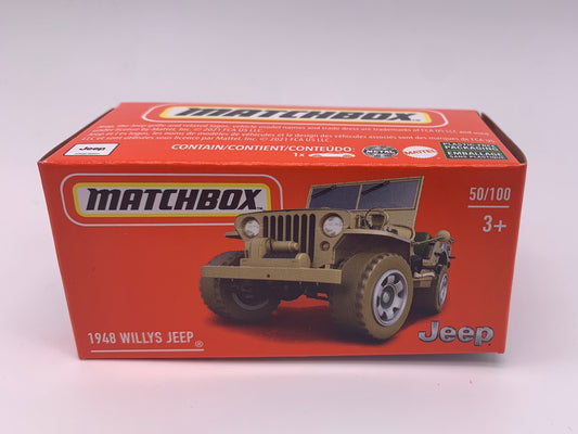 Matchbox Power Grabs - #50/100 - 1948 Willys Jeep
