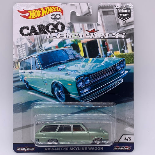 Hot Wheels Car Culture Premium - Cargo Carriers Series - #4/5 - Nissan C10 Skyline Wagon