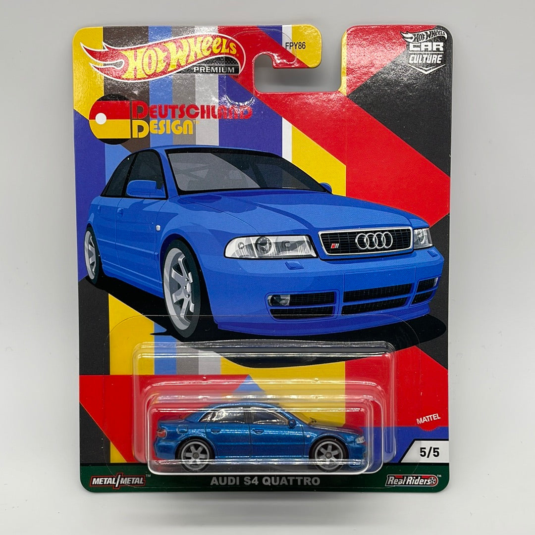 Hot Wheels Car Culture Premium - Deutschland Design Series - #5/5 - Audi S4 Quattro