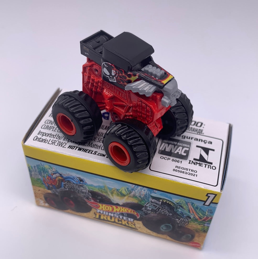 Hot Wheels Monster Trucks Mystery Mini Box - 2021 Series 1 - Bone Shaker