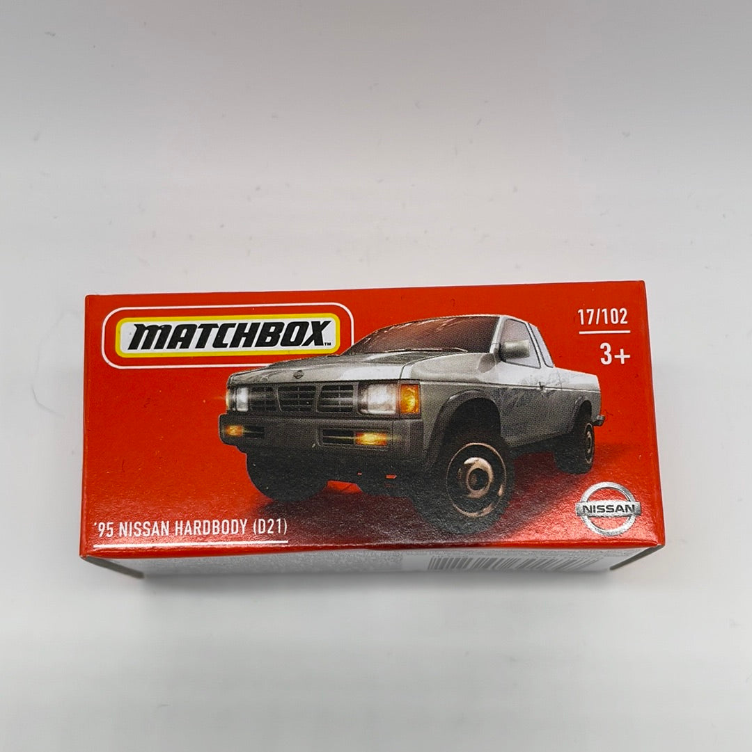 Matchbox Power Grabs - #17/102 - ‘95 Nissan Hardbody Truck - Silver