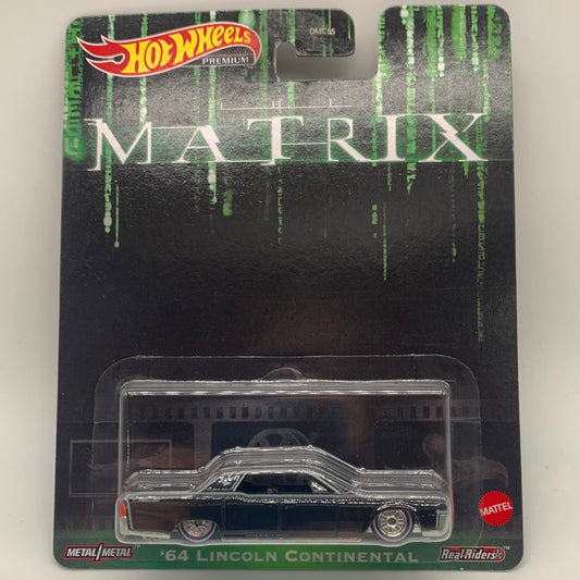 Hot Wheels Retro Entertainment - 2022 Mix M Premium Series Single - The Matrix ‘64 Lincoln Continental