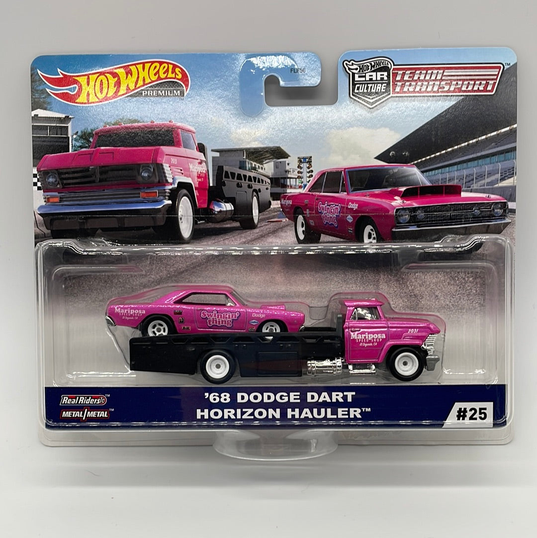 Hot Wheels Car Culture Team Transport - #25 - ‘68 Dodge Dart & Horizon Hauler