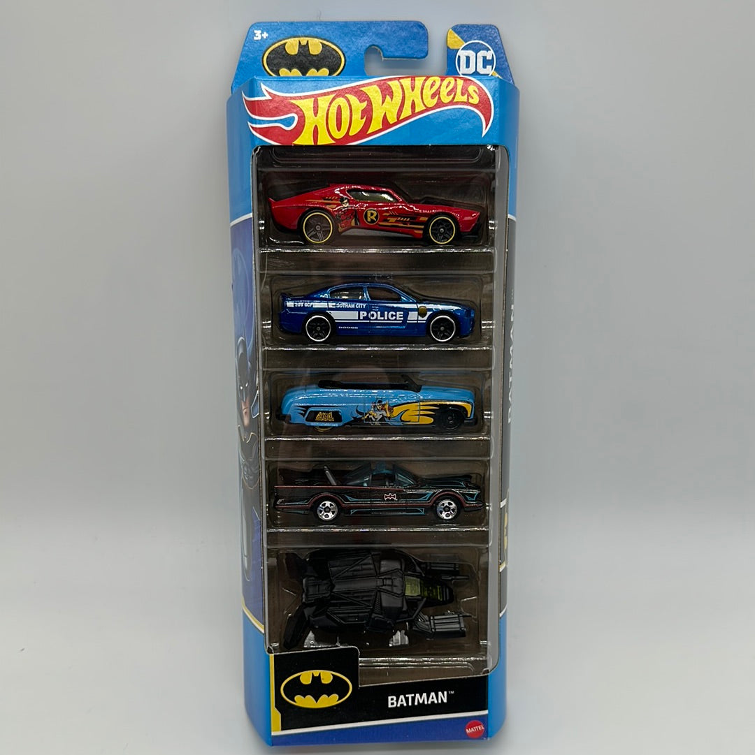 Hot Wheels 5 Pack - 2023 DC Comics Batman