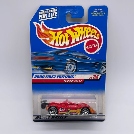 Hot Wheels Mainline - 2000 First Editions - Ferrari 333 SP Red