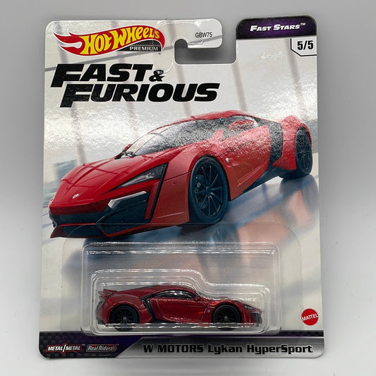 Hot Wheels Premium - Fast & Furious - Fast Stars Series #5/5 - W Motors Lykan HyperSport