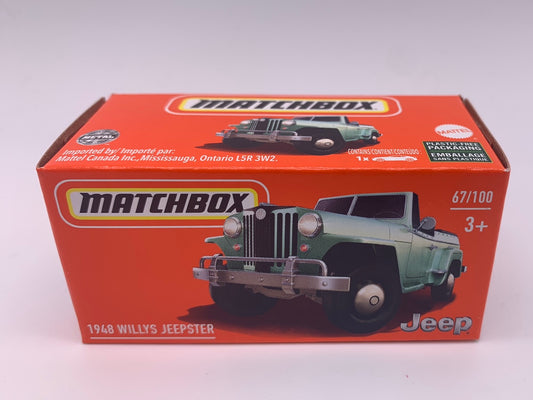 Matchbox Power Grabs - #67/100 - 1948 Willys Jeepster
