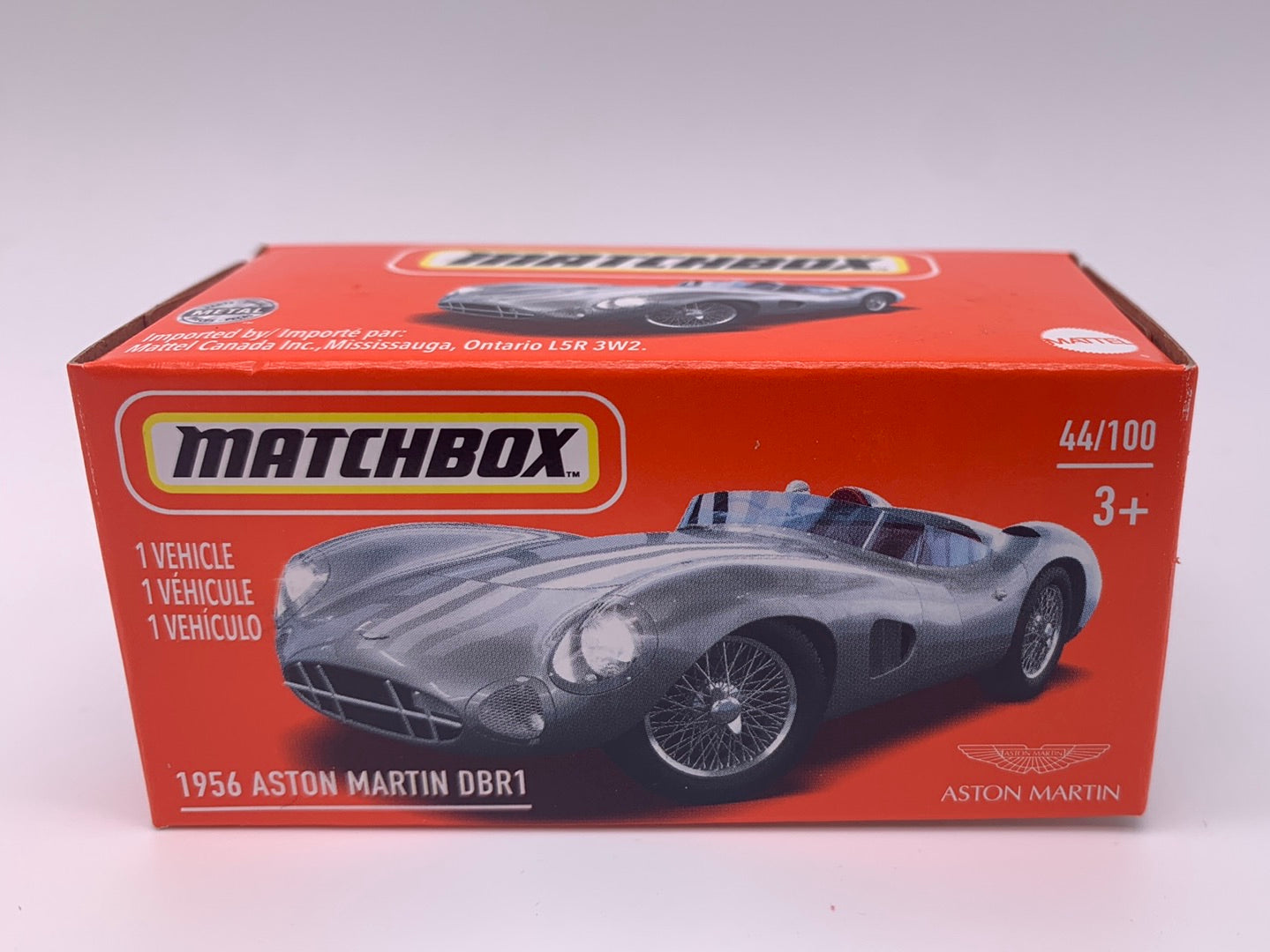 Matchbox Power Grabs - #44/100 - 1956 Aston Martin DBR1