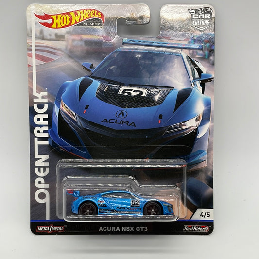 Hot Wheels Car Culture Premium - Open Track Series Single - #4/5 - Acura NSX GT3