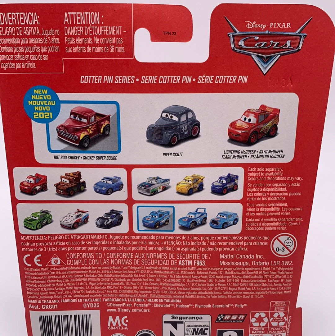 Disney Pixar Cars Movie - Metal Mini Racers 3 Pack - Cotter Pin Series