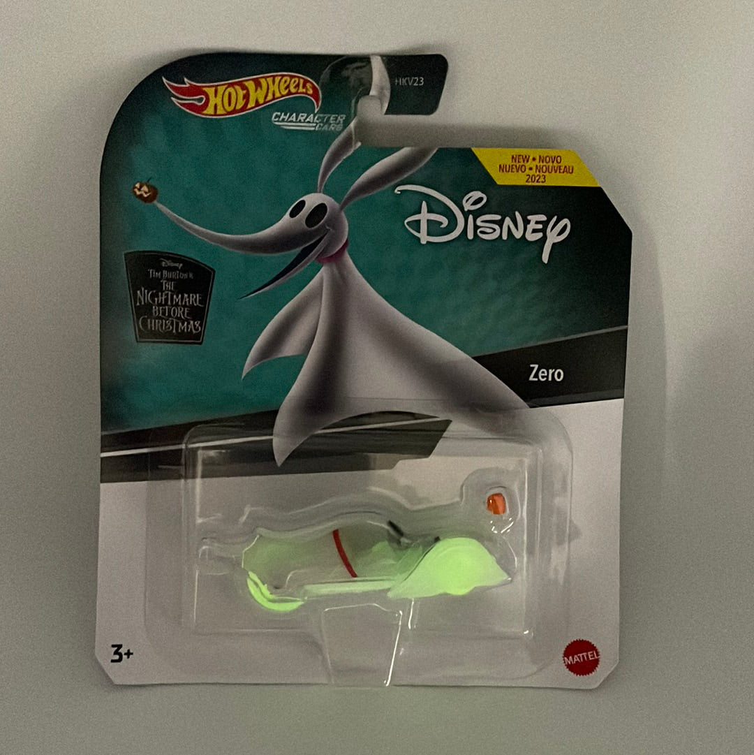 Hot Wheels Character Cars - Disney Series - Zero - Nightmare Before Christmas