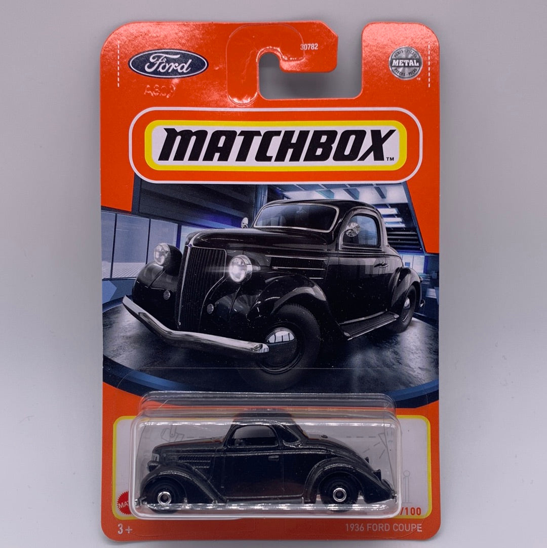 Matchbox Mainline - 2022 #48/100 - Black 1936 Ford Coupe – Forbidden Fly