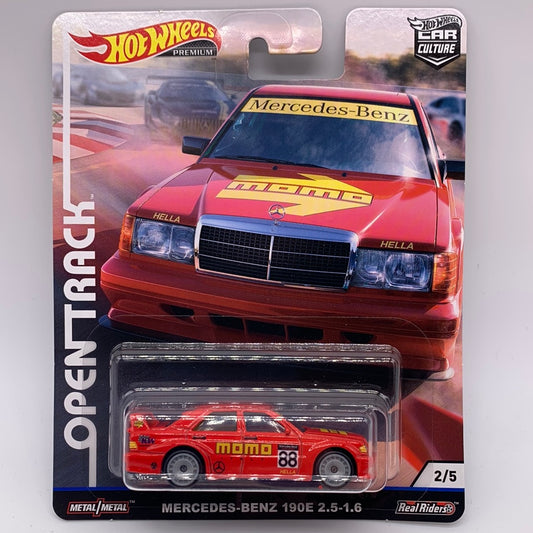 Hot Wheels Car Culture Premium - Open Track Series Single - #2/5 - MOMO Mercedes-Benz 190E 2.5-1.6