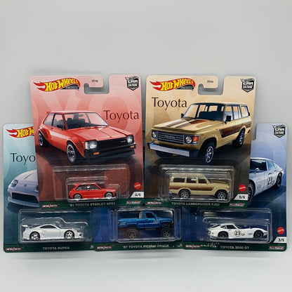 Hot Wheels Car Culture - Toyota Models Premium Set of 5