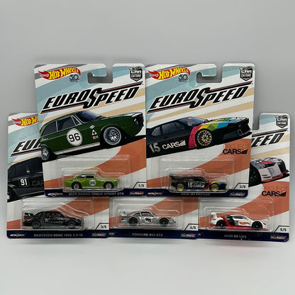 Hot Wheels Car Culture - Euro Speed Premium Set of 5