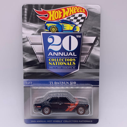 Hot Wheels 20th Annual Collector’s Nationals Convention - 2020 Charlotte, NC - ‘71 Datsun 510