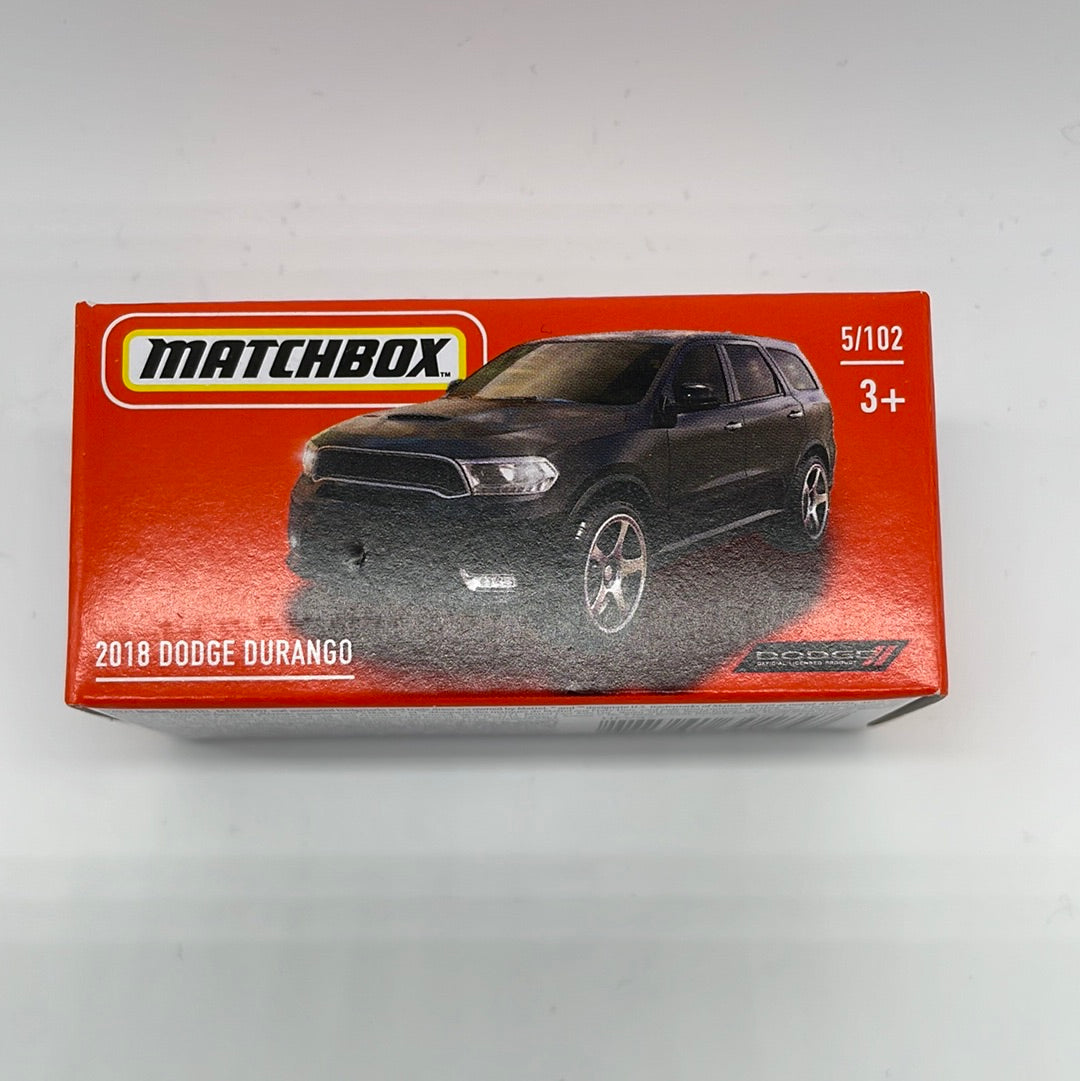 Matchbox Power Grabs - #5/102 - 2018 Dodge Durango - Black